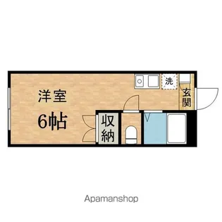 グリーンヒルズK【206号室】の間取り