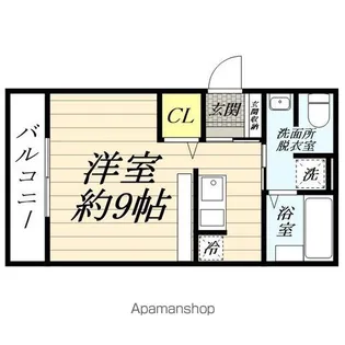 モントレー岸谷【1階】の間取り