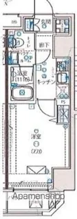 ルクレ墨田緑Ⅲ【202号室】の間取り
