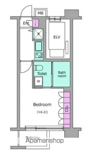 レジディア新宿イーストⅡ【4階】の間取り