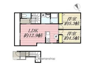 LILY津田沼【2階】の間取り