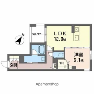 アンビエラ宝が丘【1階】の間取り