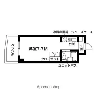 ディアコート上社【4階】の間取り