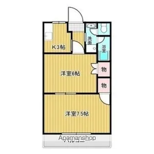 アイランドハイツDAN【1階】の間取り