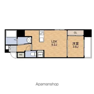 アヴァンドールIZUMISANOアネックス・アヴァンドール泉佐野【203号室】の間取り