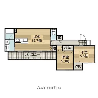 エストフォート上本郷【4階】の間取り