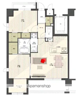 OAK VILLA 桜並木クラス【9階】の間取り