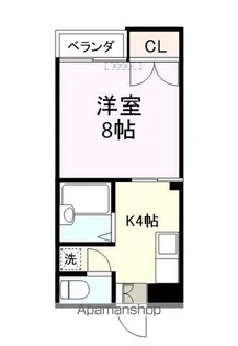 コーポひまわり5【207号室】の間取り