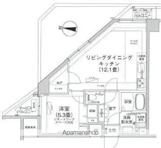 アイルプレミアム押上ノルド【5階】の間取り
