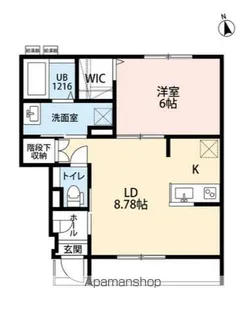AMOUR VALLE FIUME【1階】の間取り