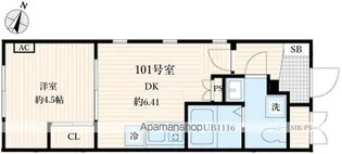 AGLAIA要町【1階】の間取り