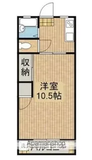 パトリエ新名爪【103号室】の間取り