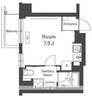 レキシントンスクエア曙橋【3階】の間取り