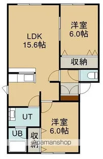 アイパレス中野Ⅱ【1階】の間取り