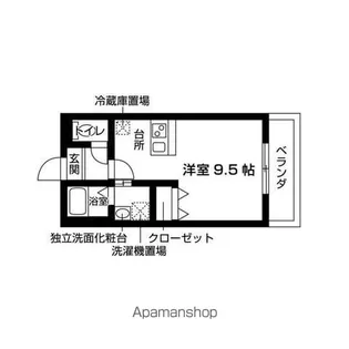 NAGEOIRE【302号室】の間取り