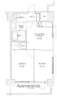 ソサエティ蔵前【2階】の間取り