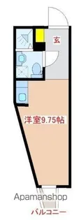 ガレット南福岡【104号室】の間取り