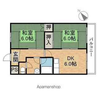 シャルムタカ21【1階】の間取り