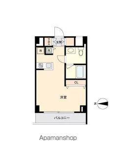 HF中野坂上レジデンス【3階】の間取り