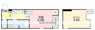 CASA FELICE 堤町【1階】の間取り