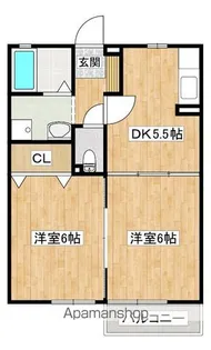 ラ・スティール Ⅲ号館【1階】の間取り