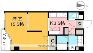 EXT B棟【2階】の間取り