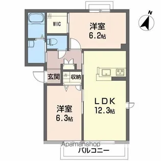 ベレオT−3【2階】の間取り