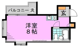 クリスタル東高円寺【306号室】の間取り