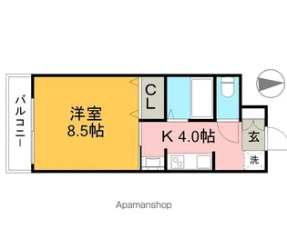 アーバン葛島【2階】の間取り