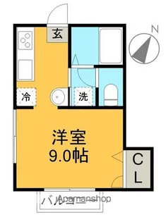 シャレー三の丸【2階】の間取り
