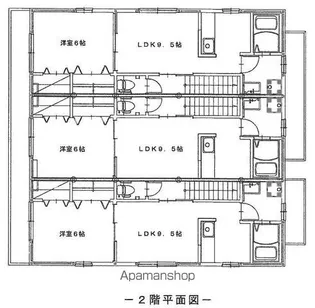 カリーネ愛宕【201号室】の間取り