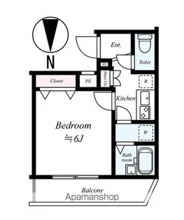 スカイコート都立家政EAST【3階】の間取り