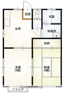 フレグランス【201号室】の間取り