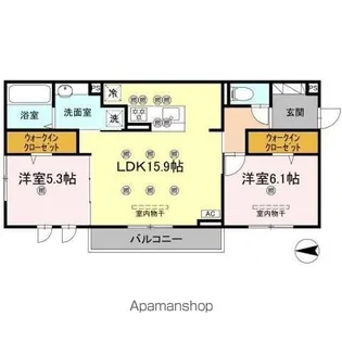 ドリーム大町【3階】の間取り