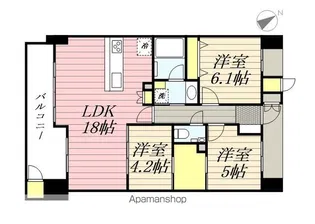 S−RESIDENCE愛宕SOUTH【906号室】の間取り