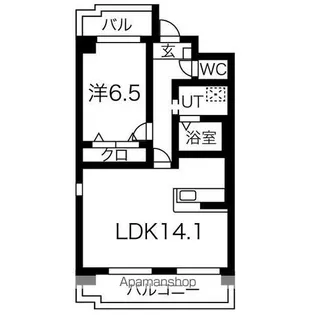エクセレント21【5階】の間取り