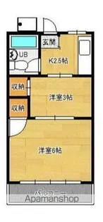 ワイズコーポラス【1階】の間取り