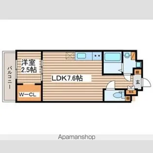Amirl Premier Heian-dori【5階】の間取り