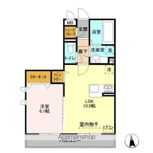 ゼピュロス学園の森 K【3階】の間取り