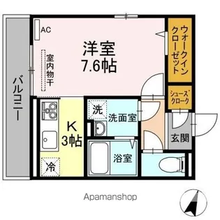 アグレッシブファイン【2階】の間取り