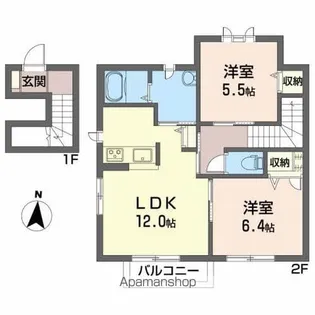 シャーメゾン誠【2階】の間取り