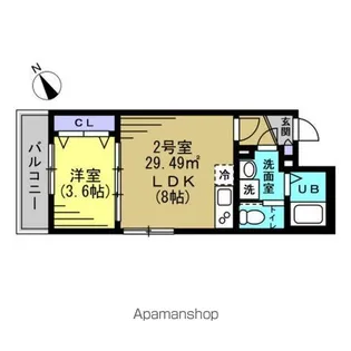 GRAN RIO【2階】の間取り