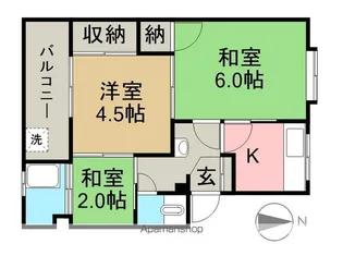 東雲マンション【334号室】の間取り