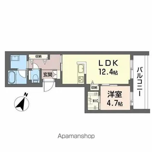 グランドビーンズ5【2階】の間取り