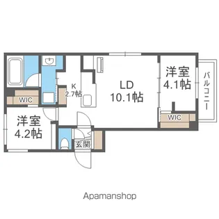 TERRACE WARABI【3階】の間取り