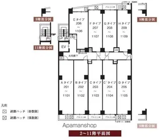 CREST TAPP新横浜Ⅱ【2階】の間取り