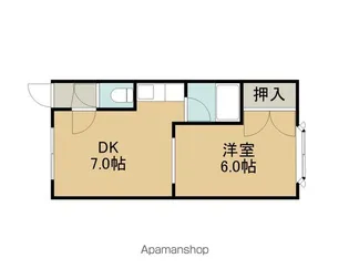 ハイツピーコック【3階】の間取り