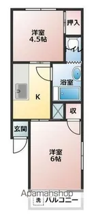 グリーンコーポ柏【5階】の間取り