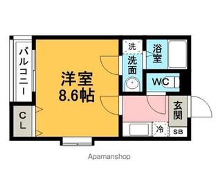 リブレア箱崎駅前C棟【1階】の間取り