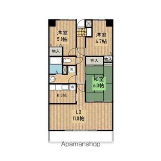 エスト山岸【2階】の間取り